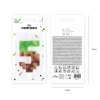 Lumânare pentru tort de ziua de naștere Minecraft, cifra 5, 7 cm