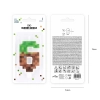 Minecraft születésnapi tortagyertya, 6-os szám, 7 cm