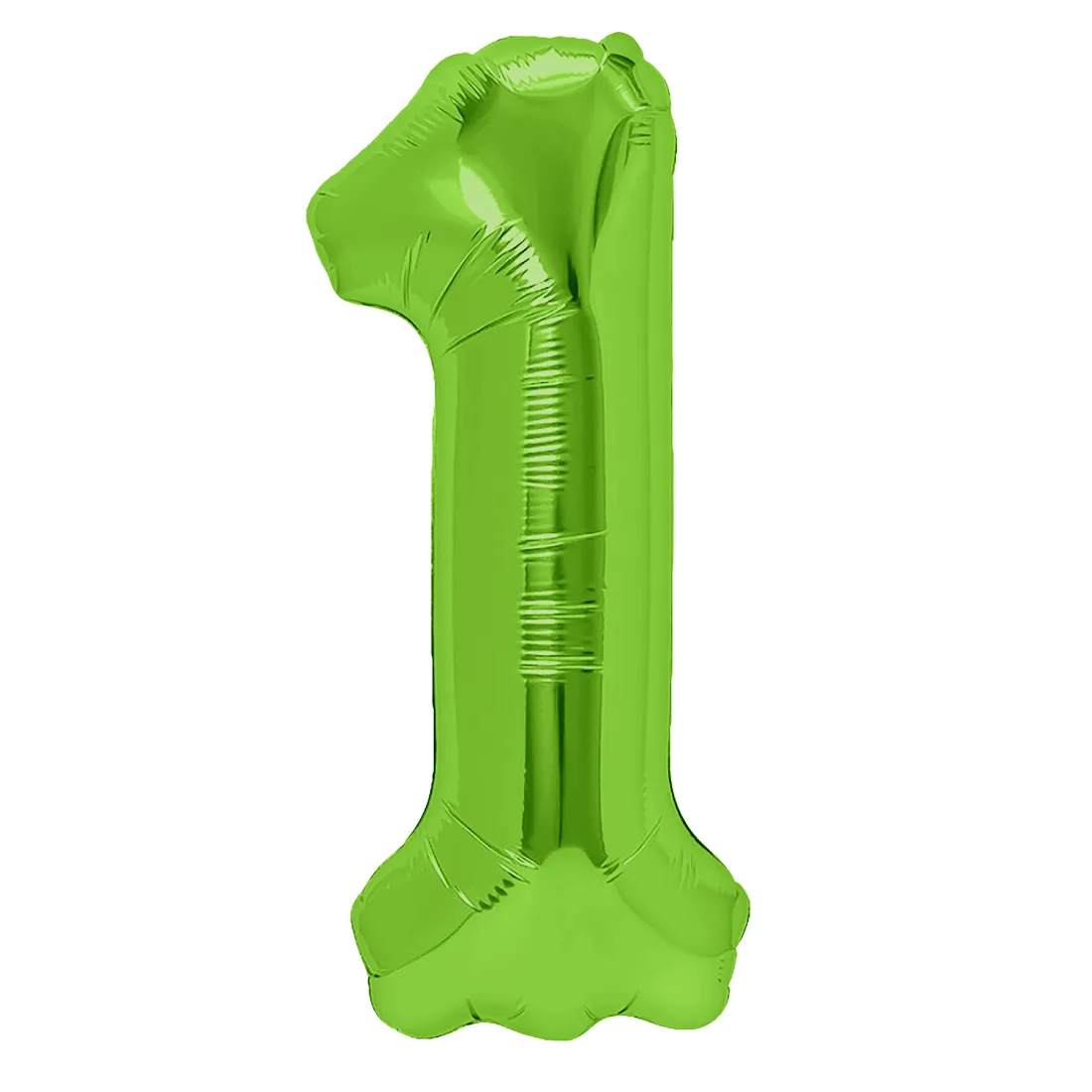 Balon aniversar cifră 1, verde, 100 cm