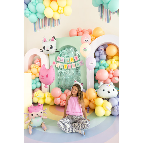Happy Birthday szülinapi banner – Gabby’s Dollhouse, 180x15 cm