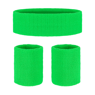 Neonzöld sportos izzasztó szett bulira