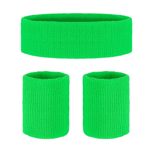 Neon zelen športni komplet za zabave