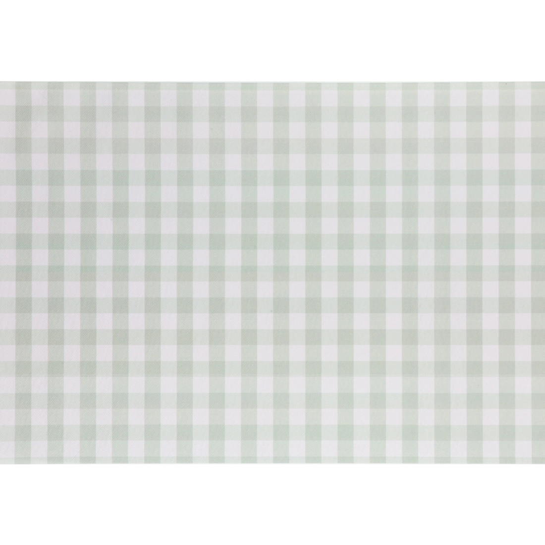 Nemszőtt asztalterítő rácsmintás, zsályazöld, 40x500 cm