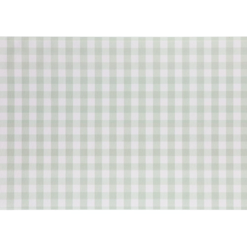 Feșă netesută pentru masă, model carouri salvie, 40x500 cm