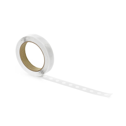 Kétoldalas ragasztópöttyök lufikhoz, átlátszó, 12 mm, 1000 db