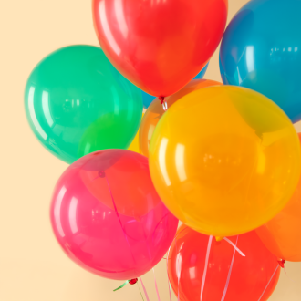 Oranžni kristalni baloni 25 cm – paket 10 kosov