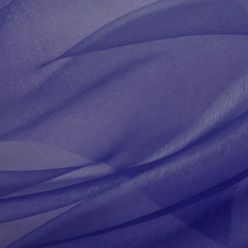 Organza dekoračná na oslavu hladká 36x900 cm tmavomodrá