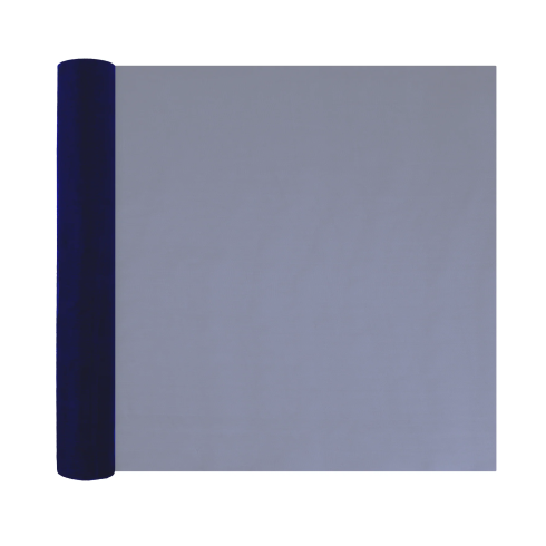 Organza dekoračná na oslavu hladká 36x900 cm tmavomodrá