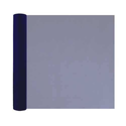 Dekorační organza na oslavu hladká 36x900 cm tmavě modrá