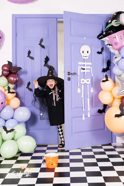 Papirnati črni netopirji za dekoracijo, 6 kosov, 19–29 cm