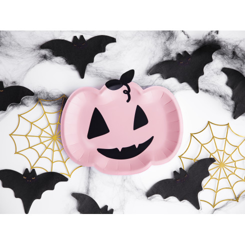 Papír dekorációk arany pókhálók, 3 db – halloweeni partidekoráció