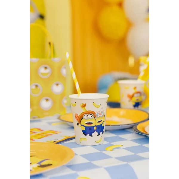 Papirnati party kozarci Minions 250 ml, 6 kosov