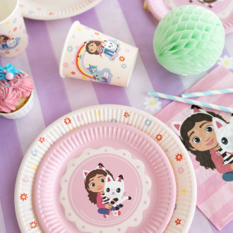 Gabby’s Dollhouse papír pohár szett, 250 ml, 6 darab