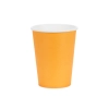 Pahare de hârtie portocalii 250 ml – set de 6 bucăți