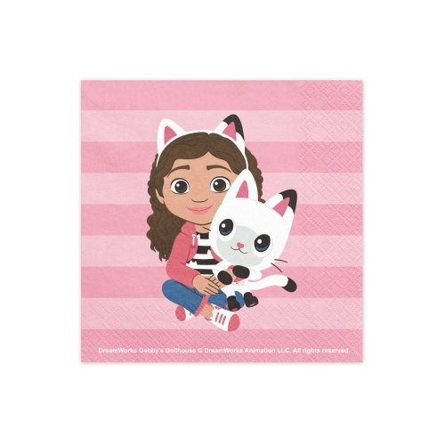 Șervețele de hârtie Gabby's Dollhouse 33x33 cm, 20 buc.