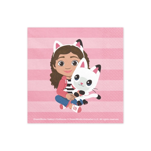 Papirnate salvete Gabby's Dollhouse 33 x 33 cm, 20 kom