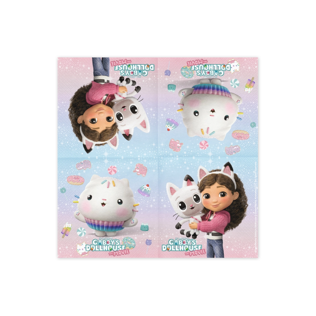 Șervețele de hârtie Gabby's Dollhouse 33x33 cm, 20 buc.
