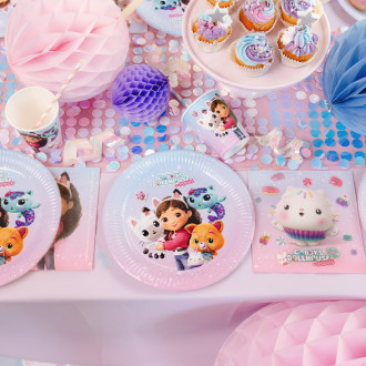 Gabby’s Dollhouse papírszalvéta, 33x33 cm, 20 db-os színes készlet