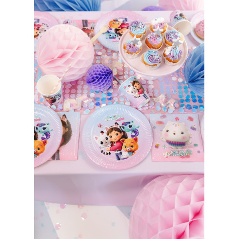 Gabby’s Dollhouse papírszalvéta, 33x33 cm, 20 db-os színes készlet