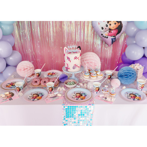 Gabby’s Dollhouse papírszalvéta, 33x33 cm, 20 db-os színes készlet