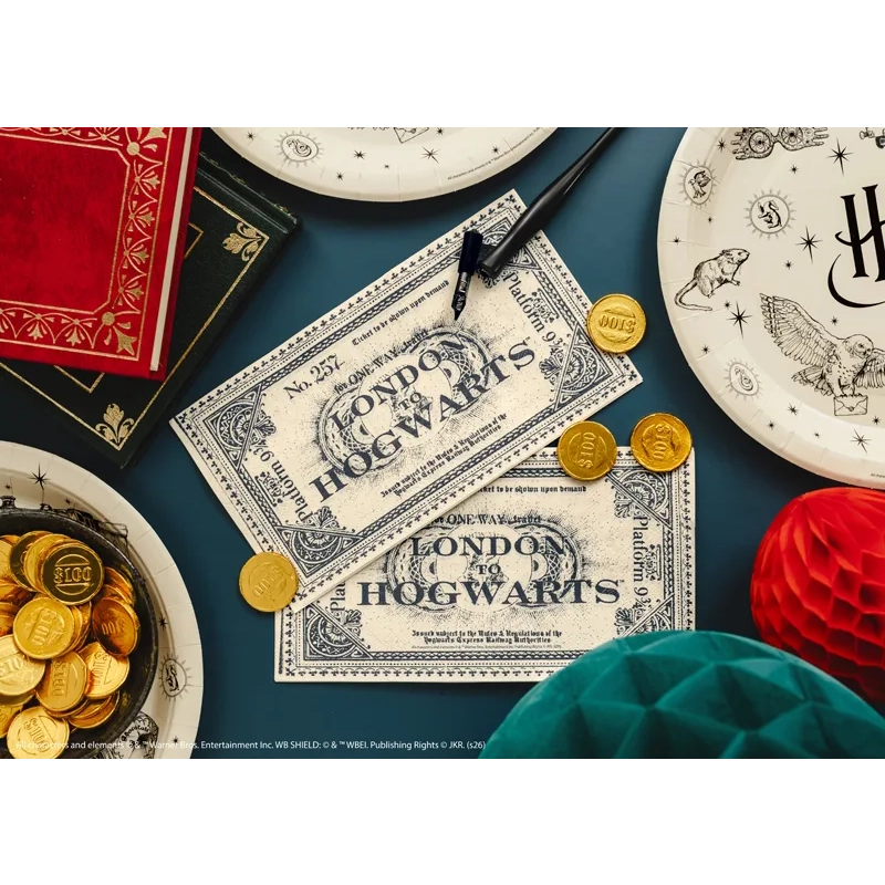Șervețele de hârtie Harry Potter bilet spre Hogwarts, 33x40 cm, 20 buc.
