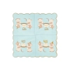 Mice One kék papírszalvéta, 33x33 cm, 12 db