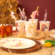 Papír szívószálak Lovacskák 19,5 cm – 6 darabos készlet Papír szívószálak Lovacskák 19,5 cm – 6 darabos készlet