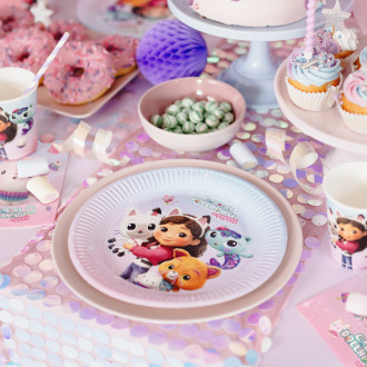 Papirnati krožniki Gabby’s Dollhouse, 23 cm, 6 kosov