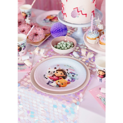 Farfurii de hârtie Gabby's Dollhouse, 23 cm, 6 buc.
