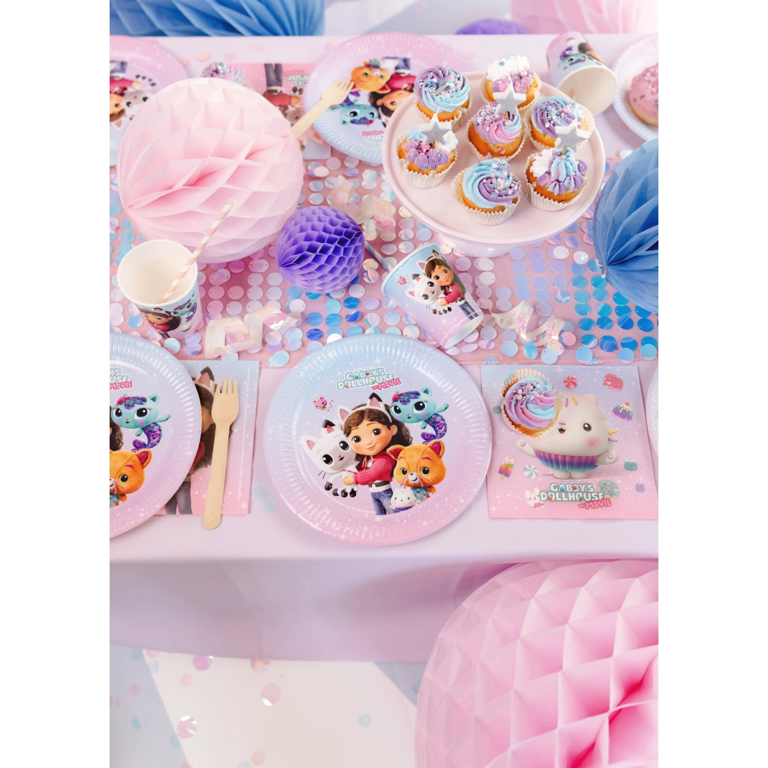 Farfurii de hârtie Gabby's Dollhouse, 23 cm, 6 buc.