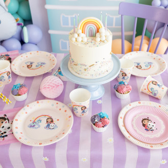 Gabby’s Dollhouse papírtányér szett, 23 cm, 6 darab