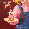 Farfurii din hârtie cu Căluți, 18 cm, set 6 bucăți, pentru petrecere