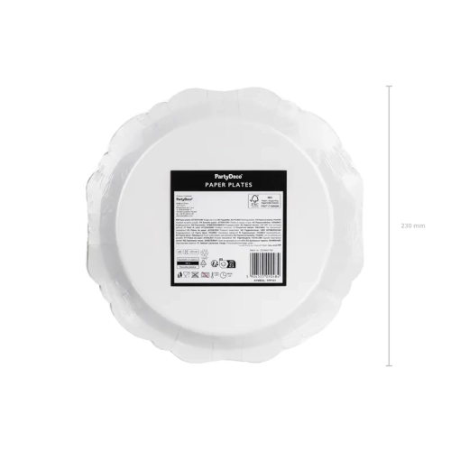 Farfurii de hârtie pentru Halloween cu păianjen auriu, 23 cm, 6 buc.