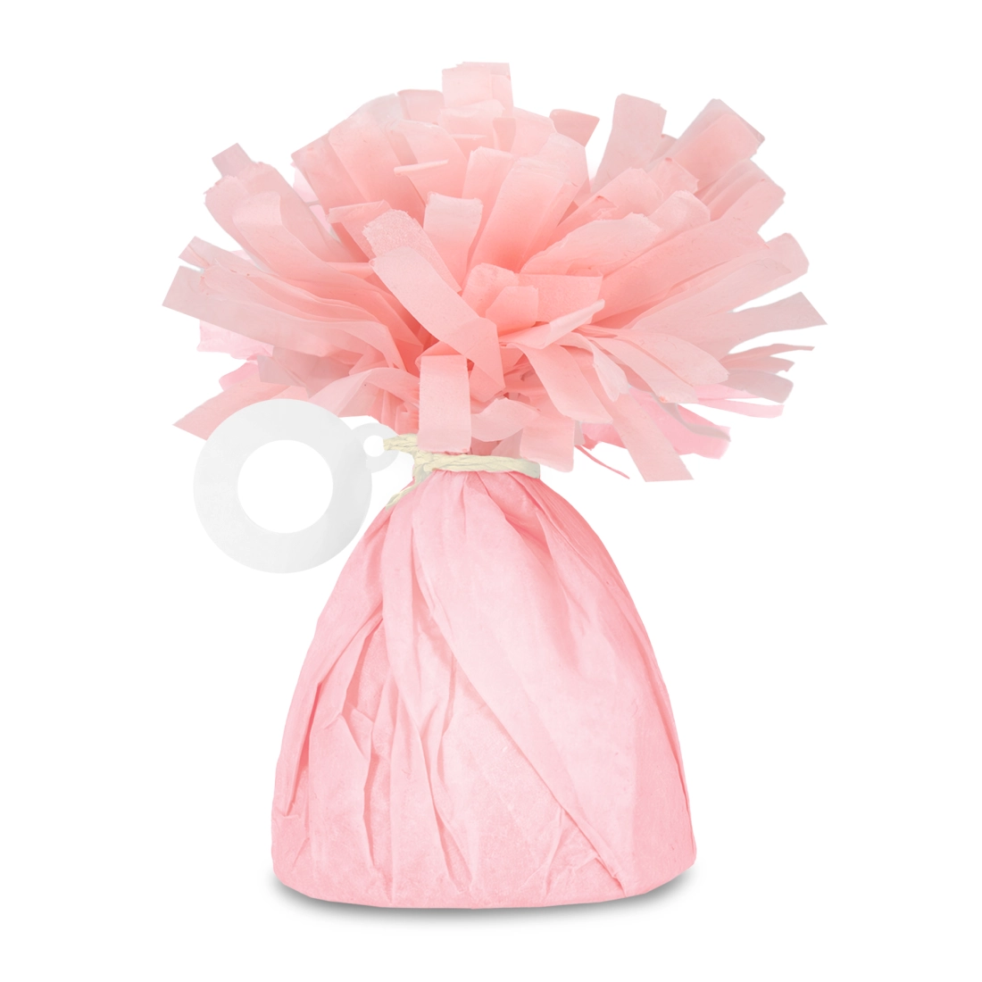 Világos rózsaszín papír léggömbsúly