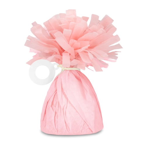 Világos rózsaszín papír léggömbsúly