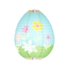 Lampion din hârtie în formă de ou, decorațiune de Paște, albastru, 25 cm