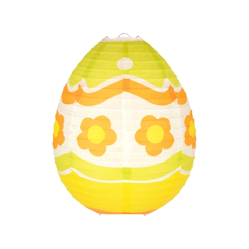 Lampion de hârtie ou de Paște cu floarea-soarelui galben 25 cm