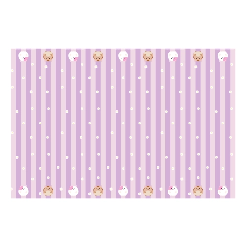 Tovaglia di carta Gabby's Dollhouse, fantasia viola, 180 x 120 cm