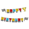 Party baner Happy Birthday Race On 220x17 cm