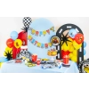 Party baner Happy Birthday Race On 220x17 cm