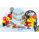 Party baner Happy Birthday Race On 220x17 cm