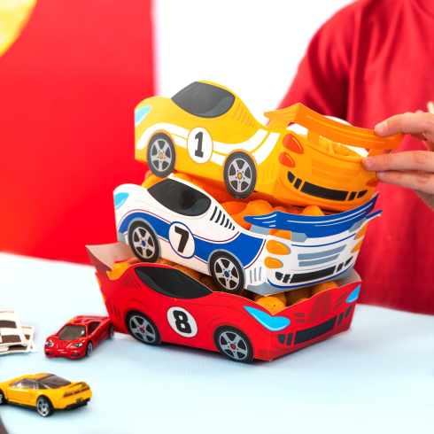 Party boxy na chipsy Race On 3 ks