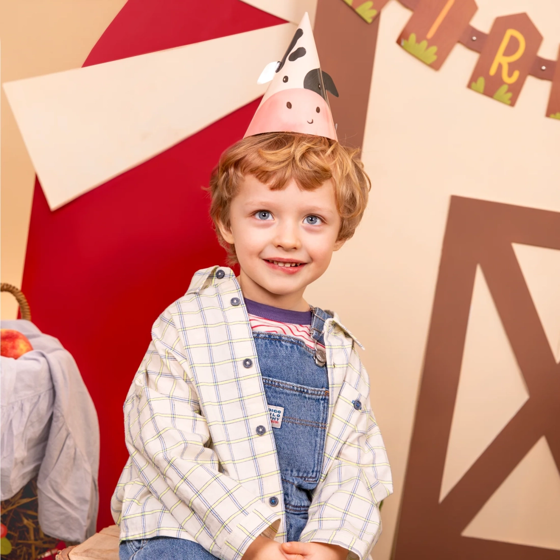 Party klobuki kmetija živalice, 6 kosov