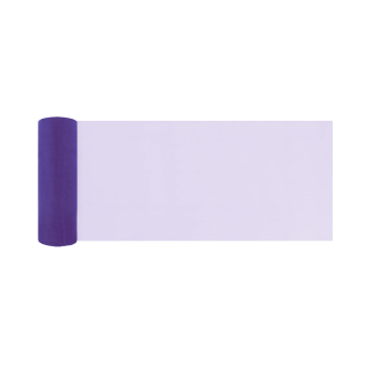 Party dekoračná organza fialová 16x900 cm