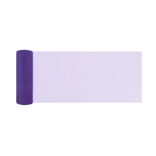 Organza decorativă de petrecere mov 16x900 cm