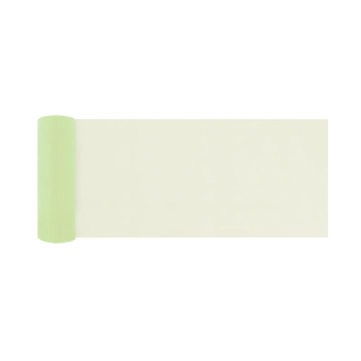 Party dekoračná organza hladká 16x900 cm svetložltá