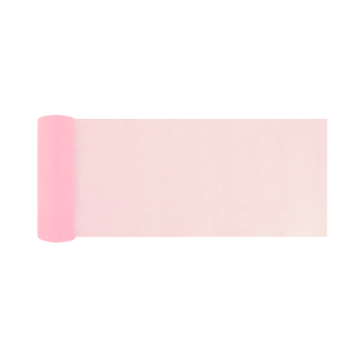 Party dekoračná organza svetloružová 16x900 cm