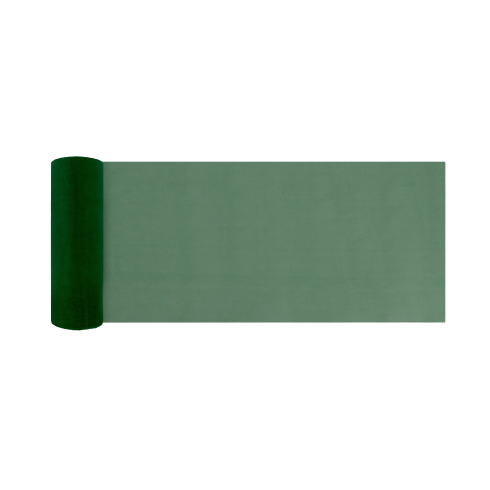 Party dekoračná organza tmavozelená 16x900 cm