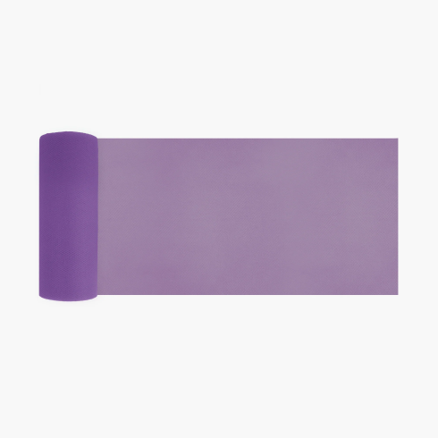 Party dekoračný tyl tmavofialový 15x900 cm