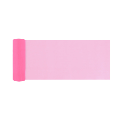 Party dekoratívna organza ružová 16x900 cm